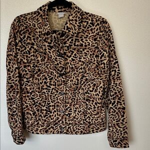 Leopard print Chico‘s jacket
